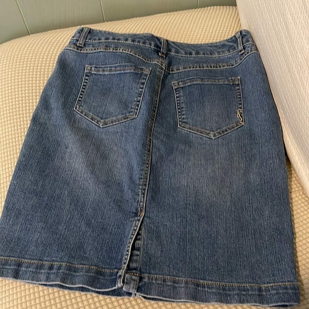 Style‎ & Co. Blue Knee-Length Pencil Skirt - Picture 4 of 4